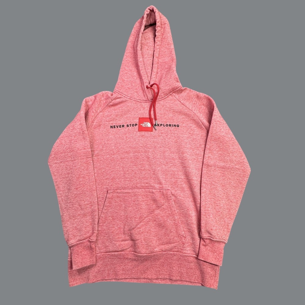 The North Face Hoodie Womens M Pink Never Stop Exploring Pullover